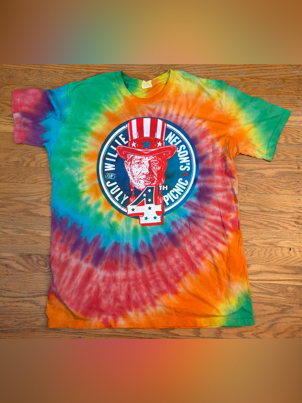 Willie Nelson’s 4th of July Picnic Tee - L
